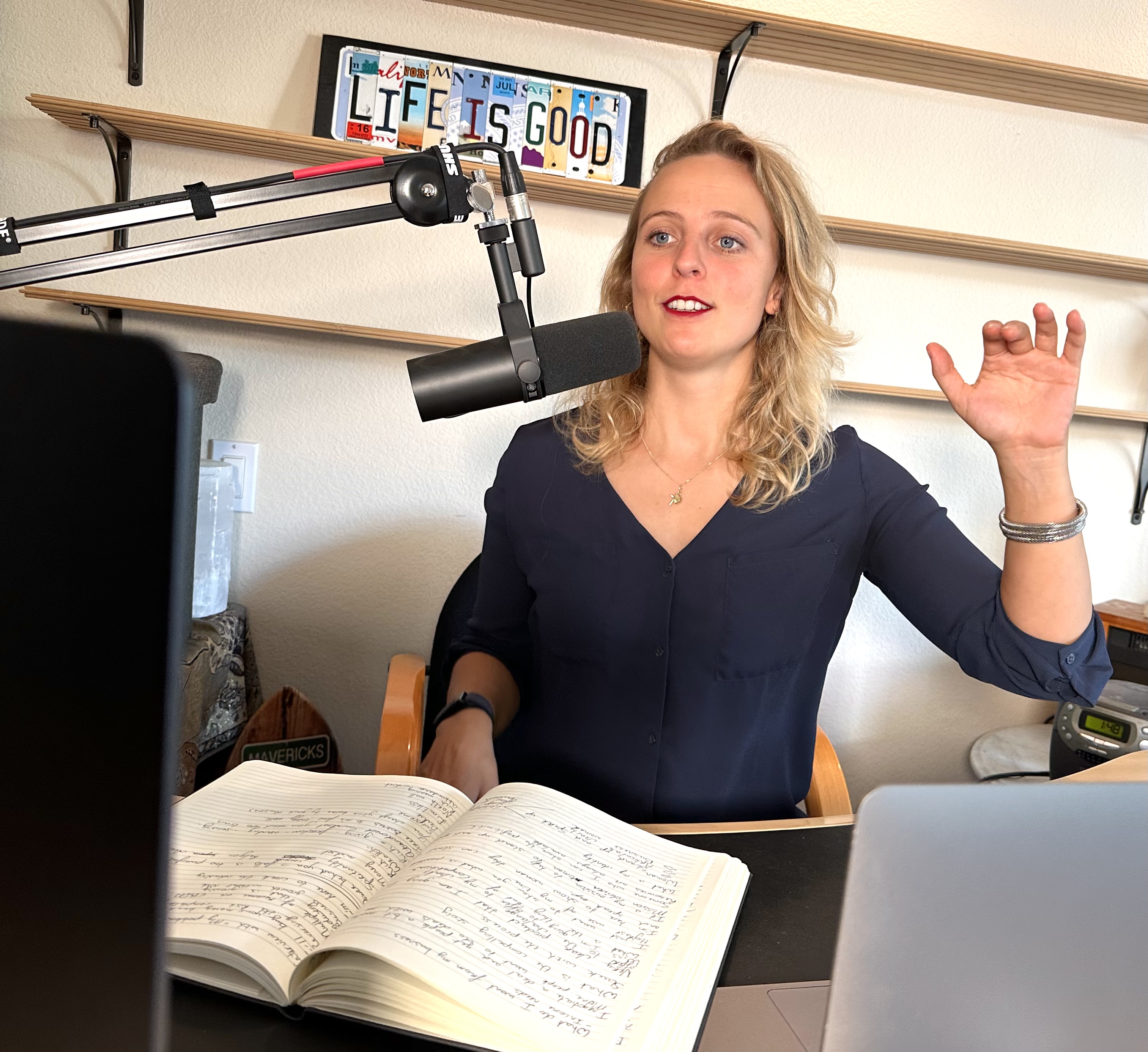 Laurie recording